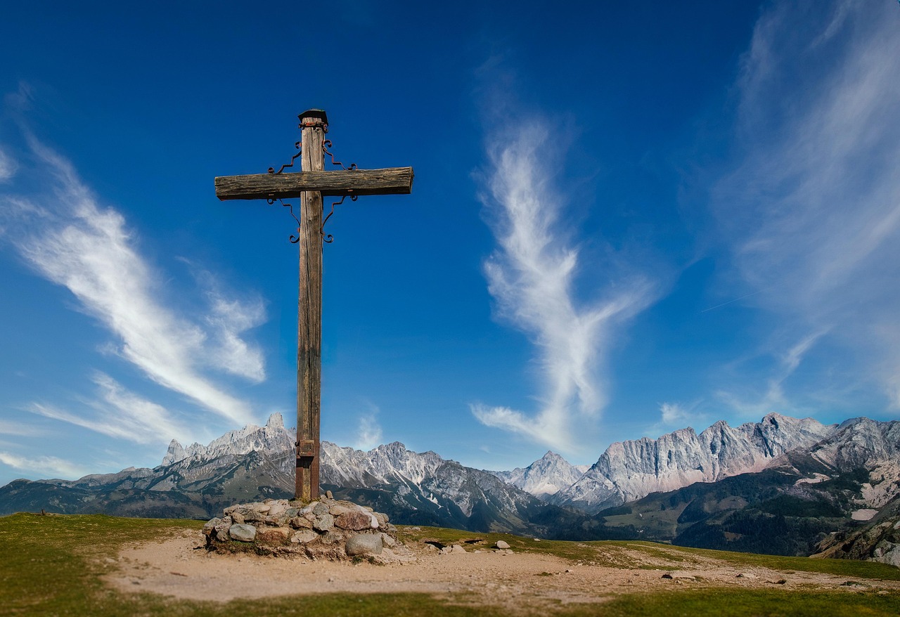 mountain peak, summit cross, cross, mountains, nature, cross, cross, cross, cross, cross
