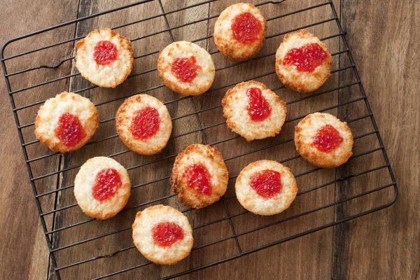 above, baked, baking, cookies, dozen, jam, jelly, cooling, fresh, rack, biscuits, strawberry, sweet, treat, dessert, rustic, baking, cookies, dozen, dozen, dozen, dozen, dozen, jam